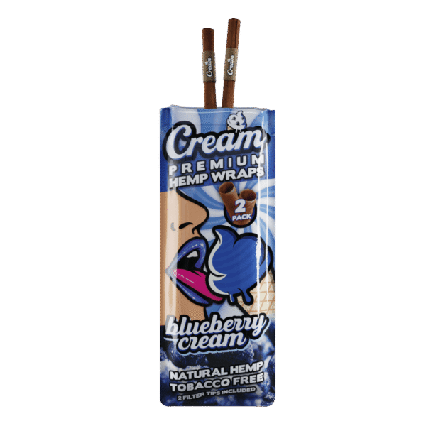 Blueberry Cream Terpene Infused Hemp Wrap 2 Wraps - Image 2