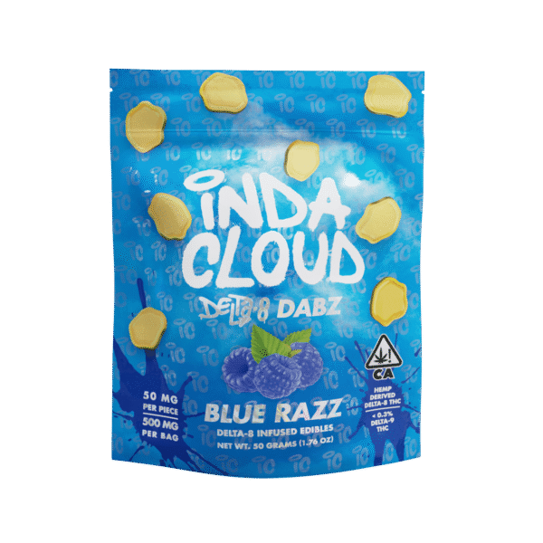 Blue Razz Delta 8 Edible Dabs 500 MG - Image 2