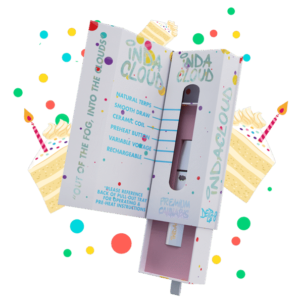 Birthday Cake Haze Delta 8 Disposable Vape Pen 2 Grams - Image 3