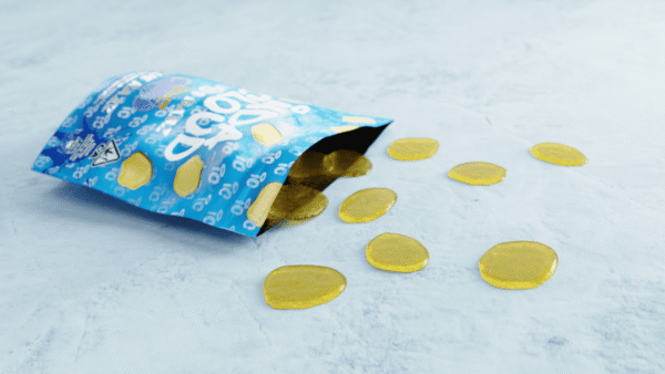 Blue Razz Delta 8 Edible Dabs 500 MG - Image 3