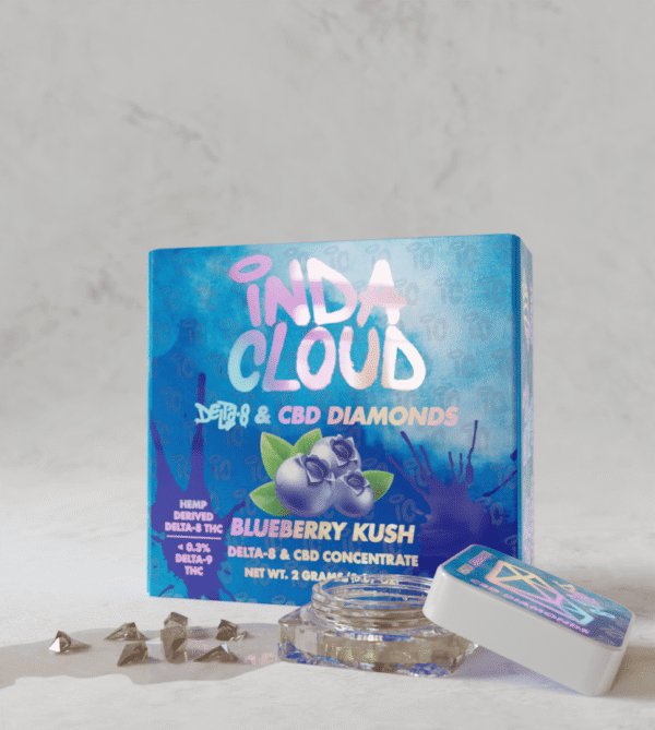 Blueberry Kush Delta 8 Diamonds 2 Grams