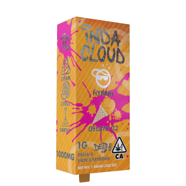 Gelato 33 Delta 8 Vape Cartridge 1 Gram - Image 3