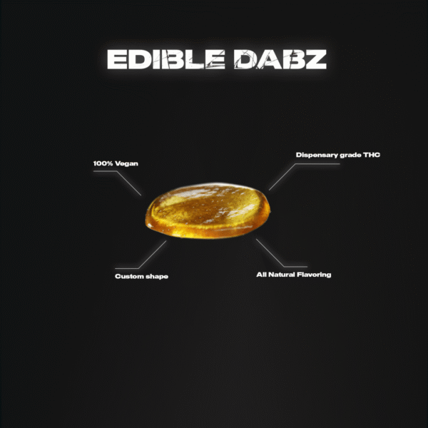 Blue Razz Delta 8 Edible Dabs 500 MG - Image 4