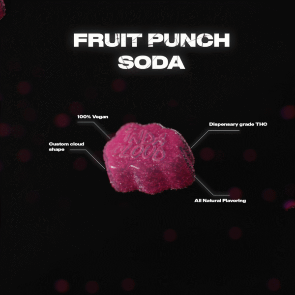 FRUIT PUNCH FUNTA Dispensary Grade Delta 9 THC Gummies 200mg - Image 4