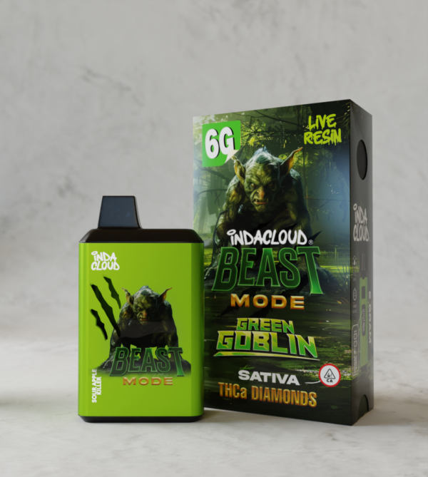 Green Goblin Beast Mode THCa Diamonds Vape 6 Grams