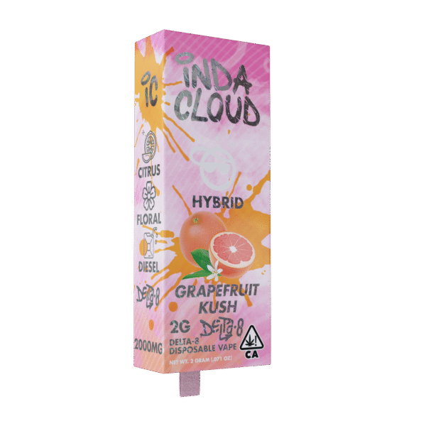 Grapefruit Kush Delta 8 Disposable Vape Pen 2 Grams - Image 2