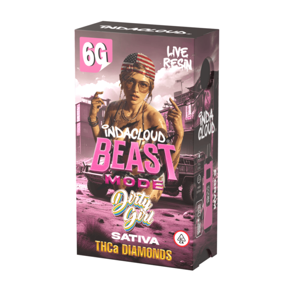 Dirty Girl Beast Mode THCa Diamonds Vape 6 Grams - Image 2