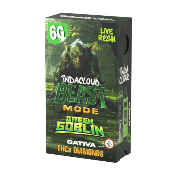 Green Goblin Beast Mode THCa Diamonds Vape 6 Grams - Image 2
