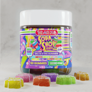 Delta 9 50 Gummy Jar Dispensary Grade Delta 9 THC Gummies 1000MG