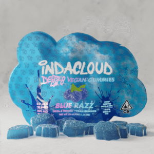 Blue Razz Delta 8 Vegan Gummies 500MG