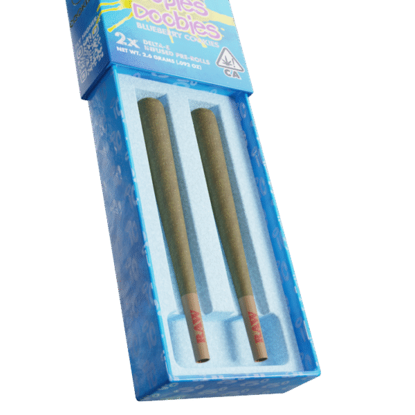 Poopies Doobies King Size Delta 8 Pre-Rolls 2 x 1.3 Gram Joints - Image 2