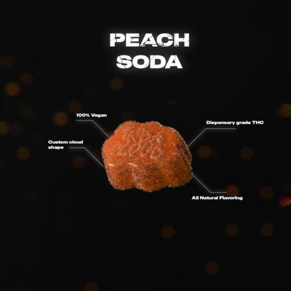 PEACH FUNTA Dispensary Grade Delta 9 THC Gummies 200mg - Image 4