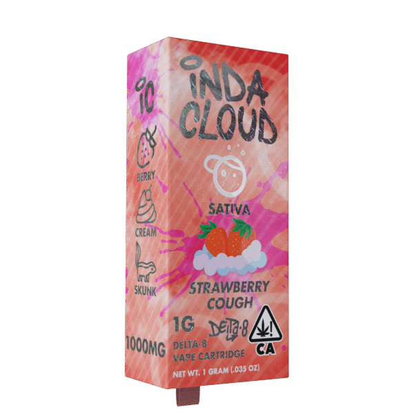 Strawberry Cough Delta 8 Vape Cartridge 1 Gram - Image 3