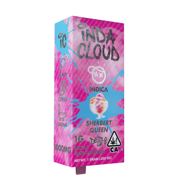 Sherbert Queen Delta 8 Vape Cartridge 1 Gram - Image 2