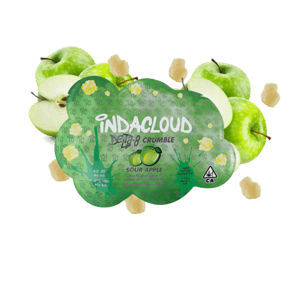Sour Apple Delta 8 Edible Crumble 500MG