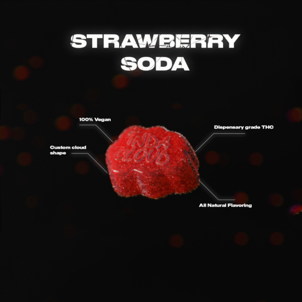 STRAWBERRY FUNTA Dispensary Grade Delta 9 THC Gummies 200mg - Image 4