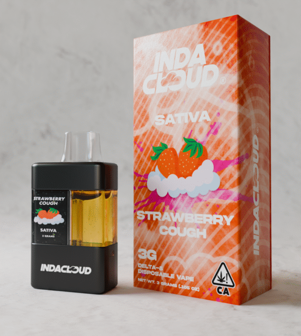 Strawberry Cough Delta 8 Disposable Vape Pen 3 Grams