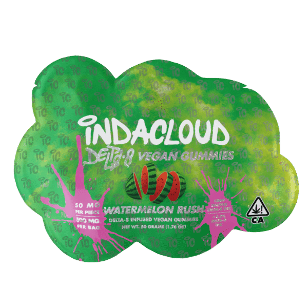 Watermelon Rush Delta 8 Vegan Gummies 500 MG - Image 2
