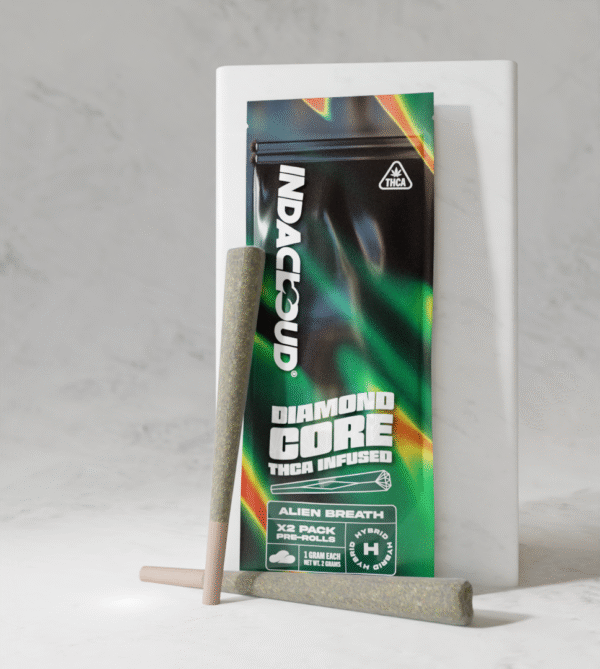 Alien Breath THCa Diamond Core Pre-Rolls 2 x 1 Gram Joints