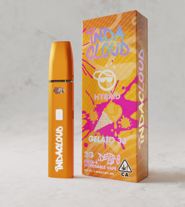 Gelato 33 Delta 8 Disposable Vape Pen 2 Grams