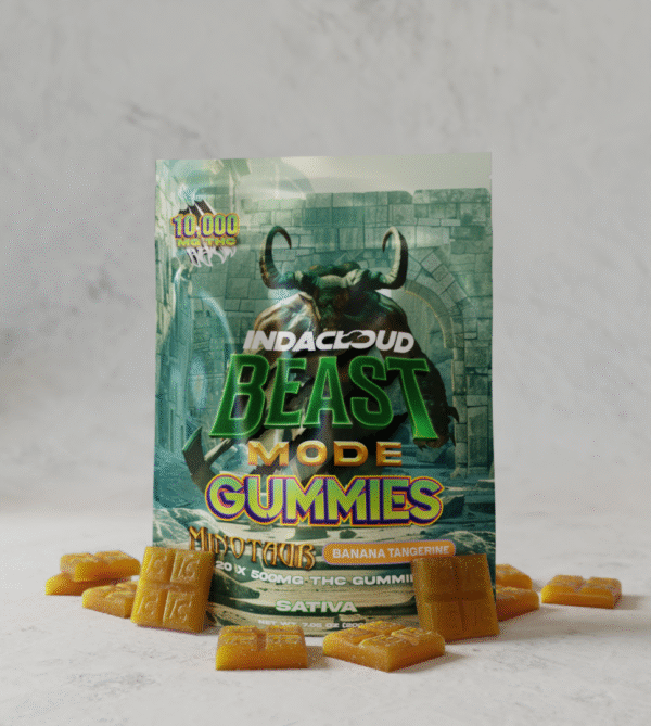 Banana Tangerine Beast Mode Vegan Gummies 10,000 MG