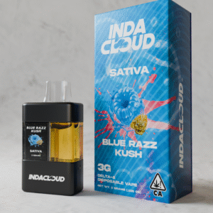 Blue Razz Kush Delta 8 Disposable Vape Pen 3 Grams