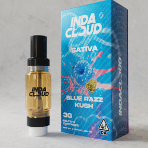Blue Razz Kush Delta 8 Vape Cartridge 3 Grams