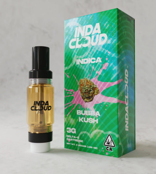 Bubba Kush Delta 8 Vape Cartridge 3 Grams