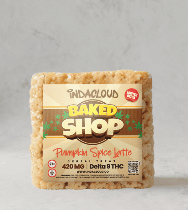 Pumpkin Spice Latte Cereal Treat (LIMITED BATCH) Baked Shop 420mg Delta 9