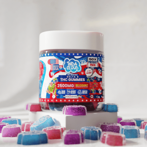Delta 8 50 Gummy Jar Delta 8 Vegan Gummies 2500MG - Image 2