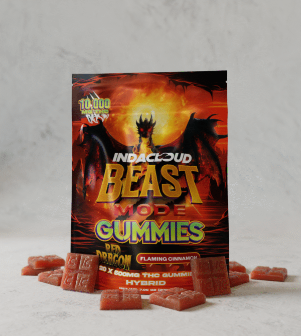 Flaming Cinnamon Beast Mode Vegan Gummies 10,000 MG