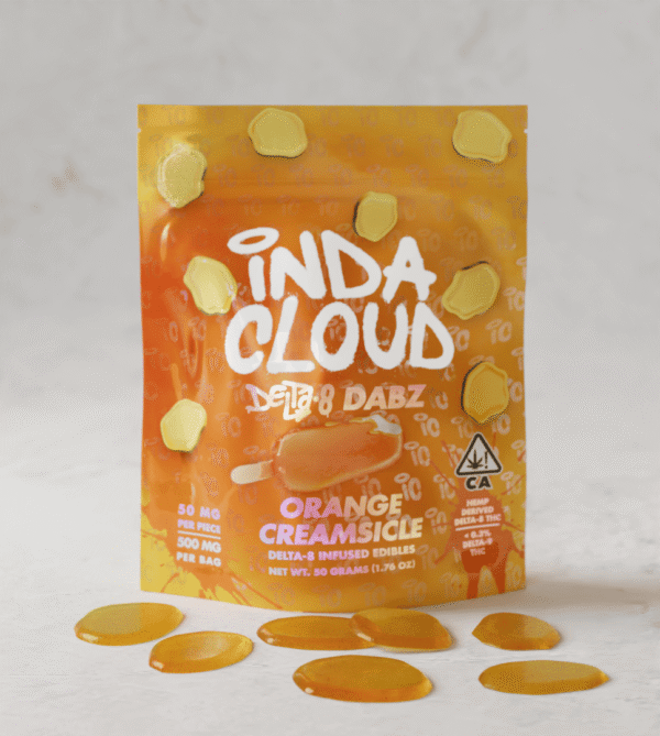 Orange Creamsicle Delta 8 Edible Dabs 500 MG