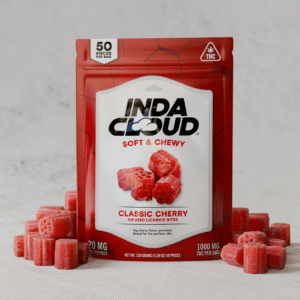 Cherry Licorice Bites 50 count THC Edibles 1,000mg