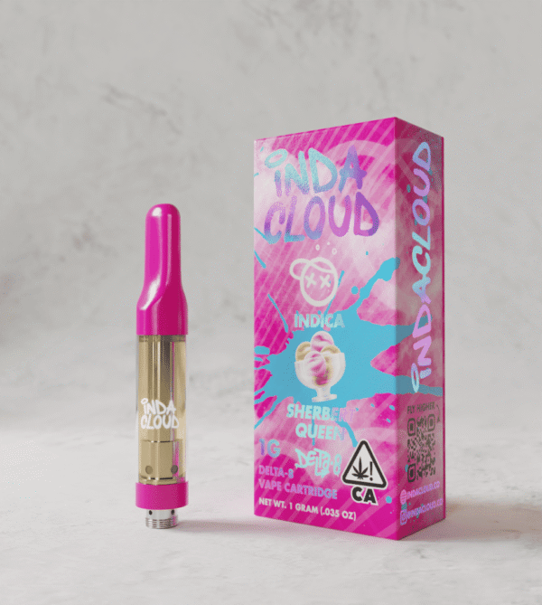 Sherbert Queen Delta 8 Vape Cartridge 1 Gram