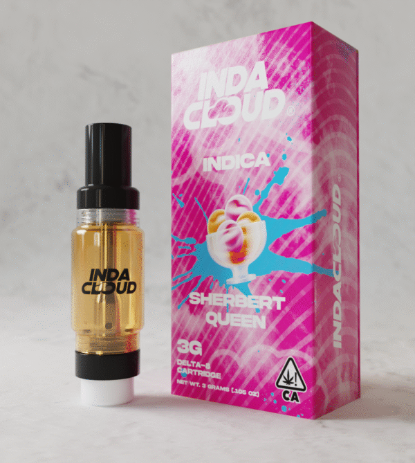 Sherbert Queen Delta 8 Vape Cartridge 3 Grams