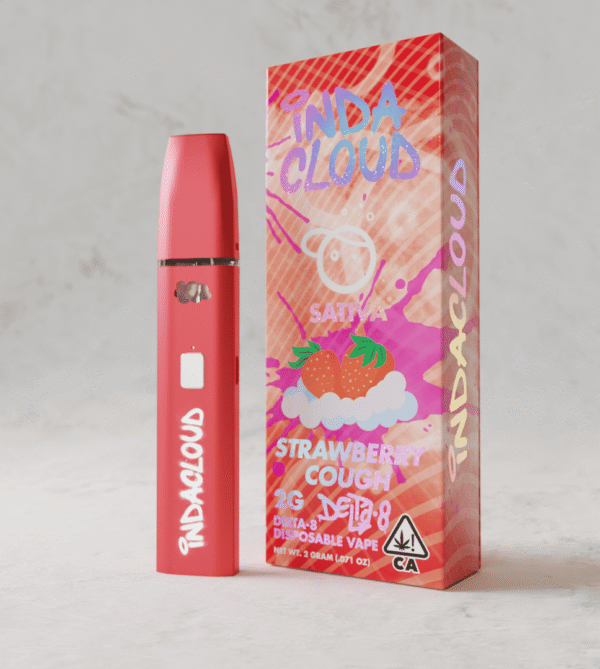 Strawberry Cough Delta 8 Disposable Vape Pen 2 Grams