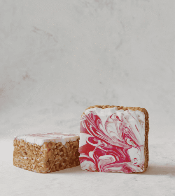 Strawberries and Cream Cereal Treat